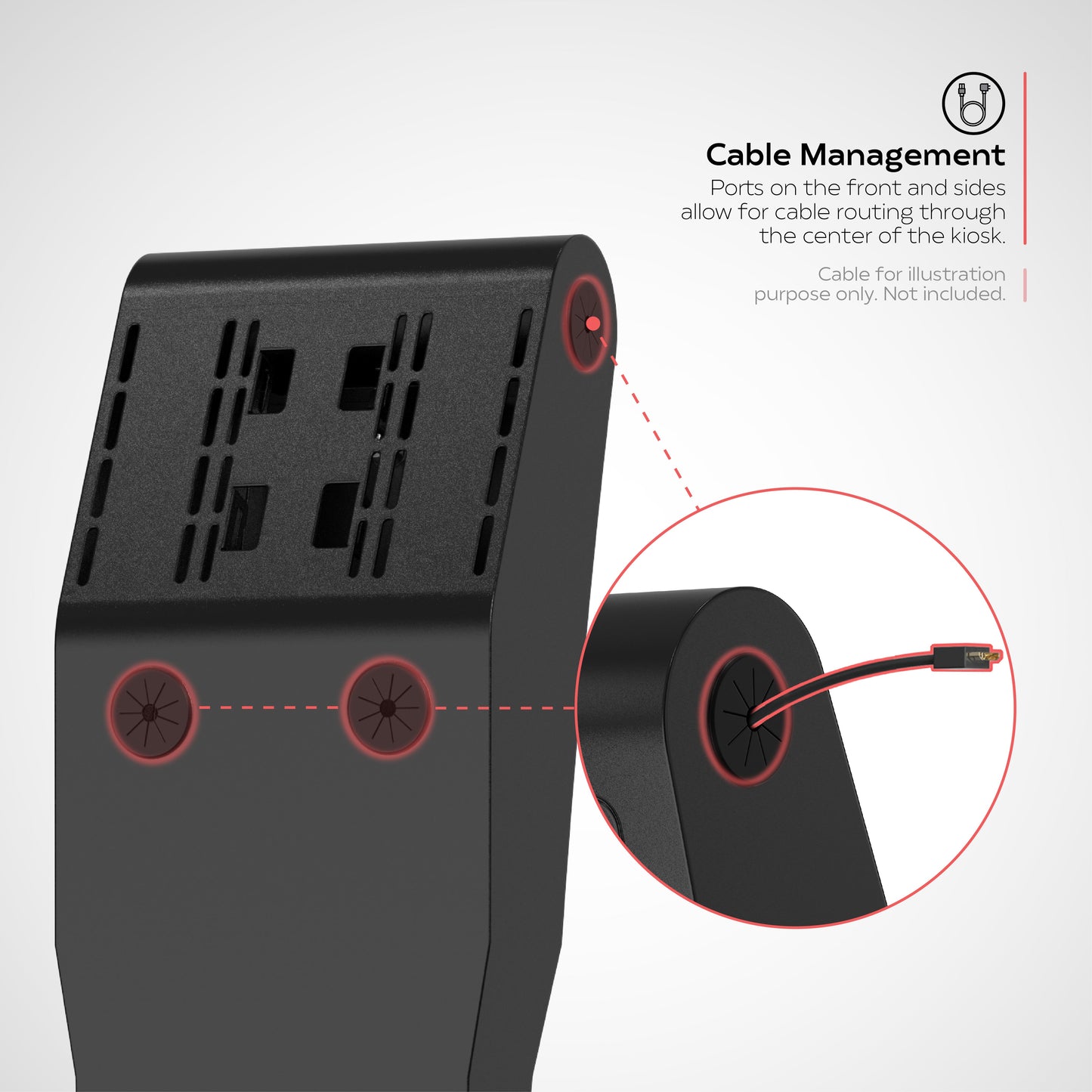 Toast Sleek Floor Kiosk Stand – Black